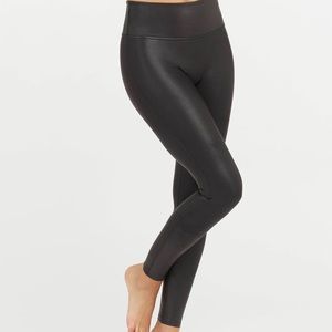 Size medium Spanx faux leather leggings
